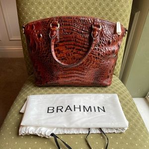Brahmin Pecan Melbourne Duxbury Satchel